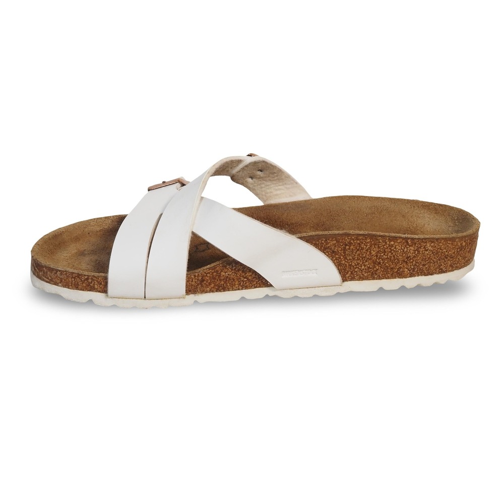 Birkenstock Yao Balance White Birko-Flor Sandals Womens 8 39 Medium Width - Picture 7 of 11